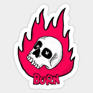 Burn Sticker